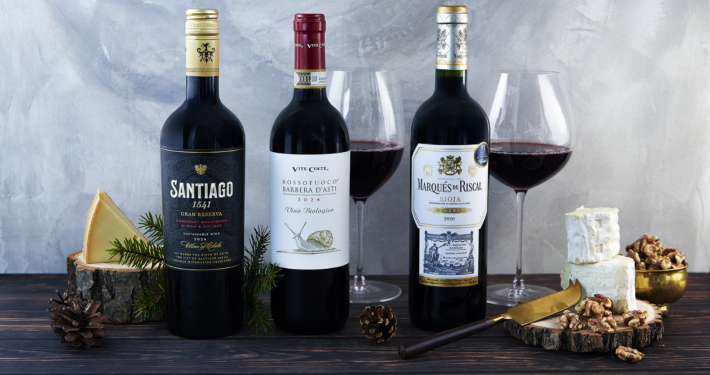 Joulun parhaat punaviinit