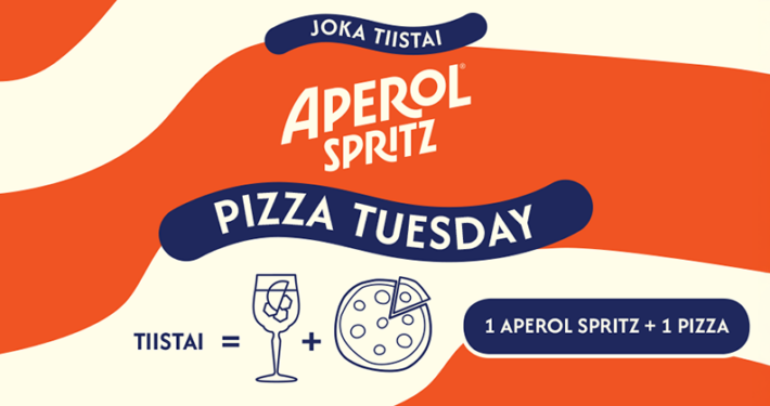 Pizza Tuesday ja Aperol